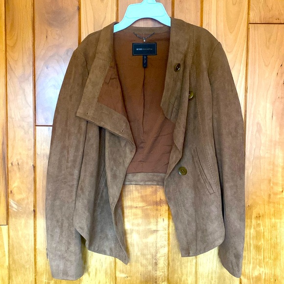 BCBG MAXAZRIA faux suede jacket - Picture 1 of 6